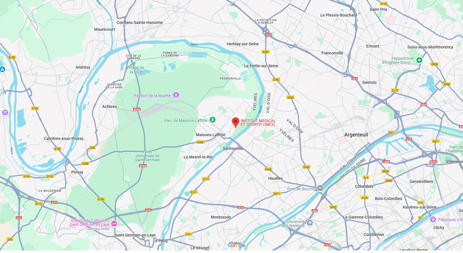 Obtenir l'itinéraire